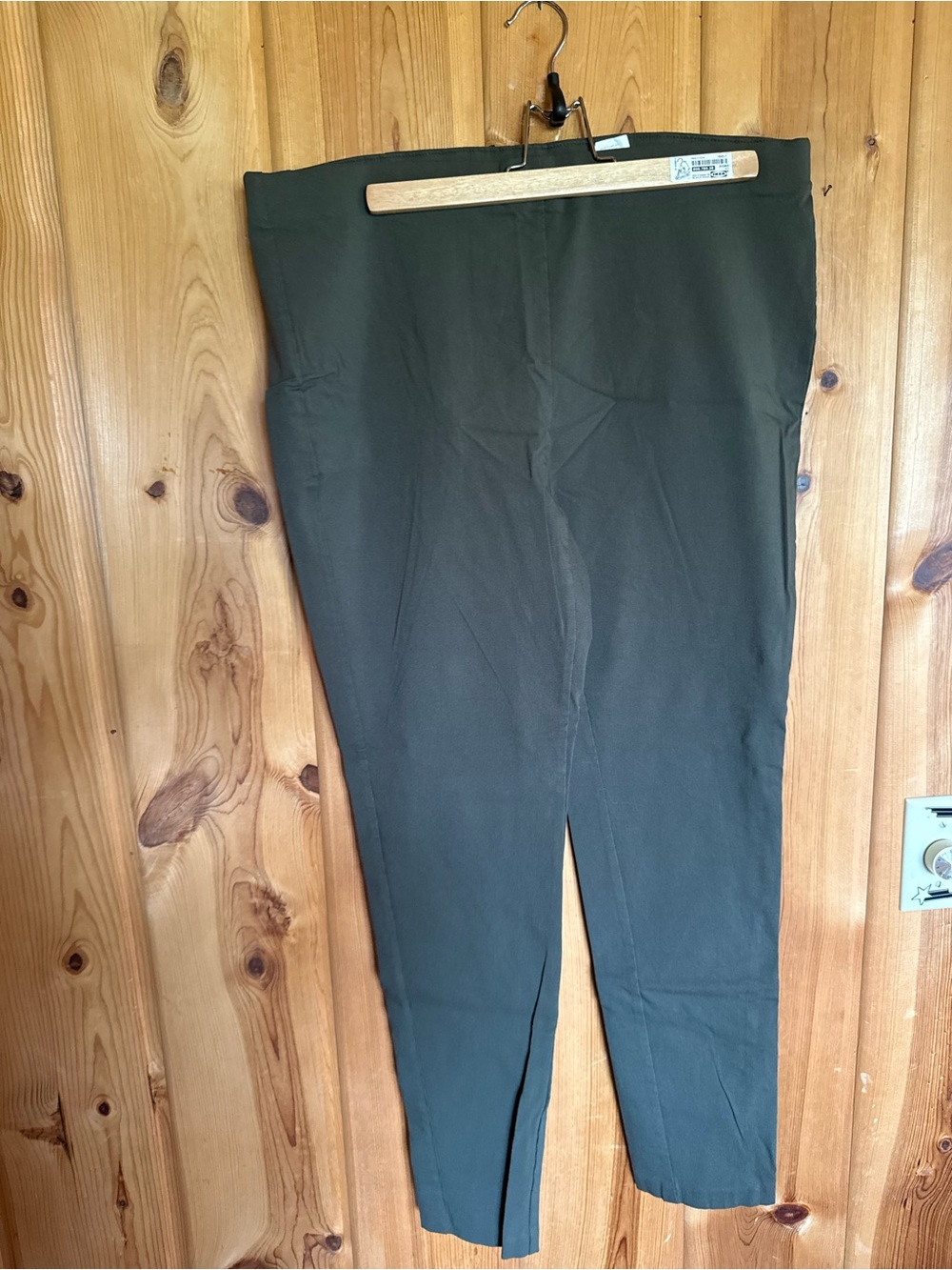 MICHAEL Michael Kors Olive Green High-Waist Pants